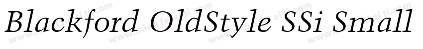 Blackford OldStyle SSi Small Caps字体转换
